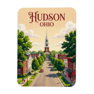 Hudson USA Magnet