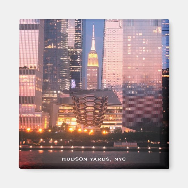 Hudson Yards (Schiff) Empire State Gebäude, NYC Magnet (Vorne)