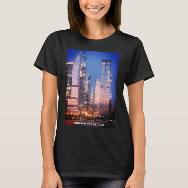 Hudson Yards (Schiff) West Side Manhattan, NYC T-Shirt (Vorderseite)