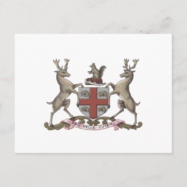 Hudson's Bay Wappen Postkarte (Vorderseite)