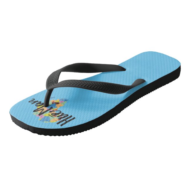Hue-Man Flip Flops (Schrägansicht)