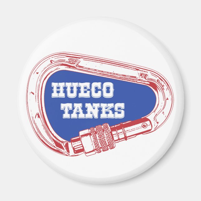 Hueco Tanks Carabiner Magnet (Vorne)
