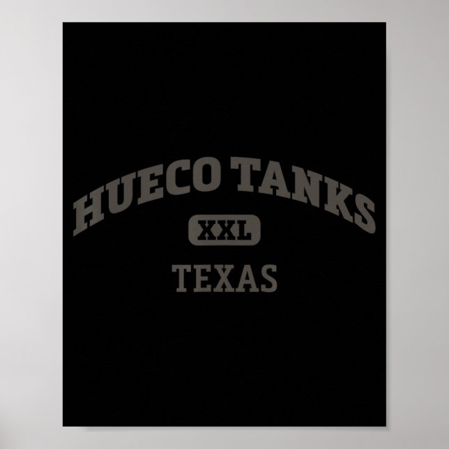 Hueco Tanks Uni Style Rock Klettergebiet Design Poster (Vorne)