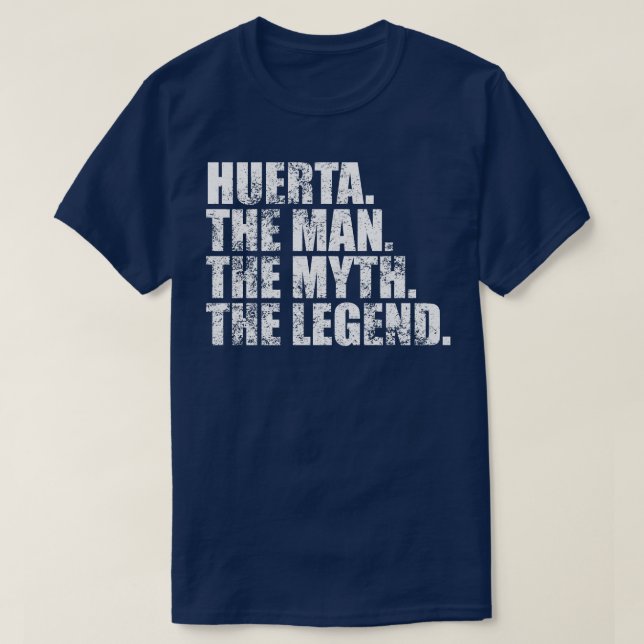 Huerta Huerta Familienname Huerta Nachname Huerta  T-Shirt (Design vorne)