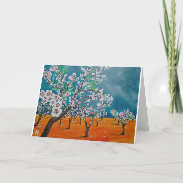 Huerto de Almendros Painting by Alfred Fox Karte (Vorderseite)