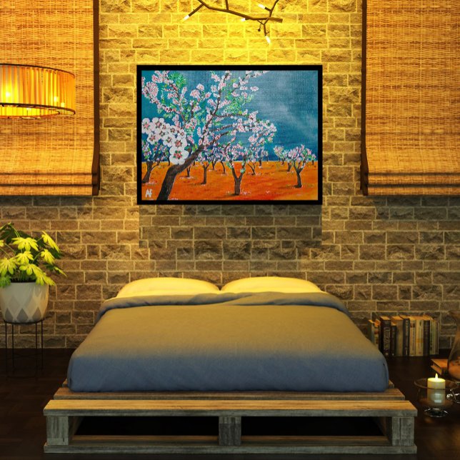 Huerto de Almendros Painting by Alfred Fox Leinwanddruck (Not Actual Size)