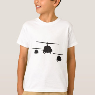 Huey Chopper Helicopter Häufiger Flyer Vietnam Kri T-Shirt