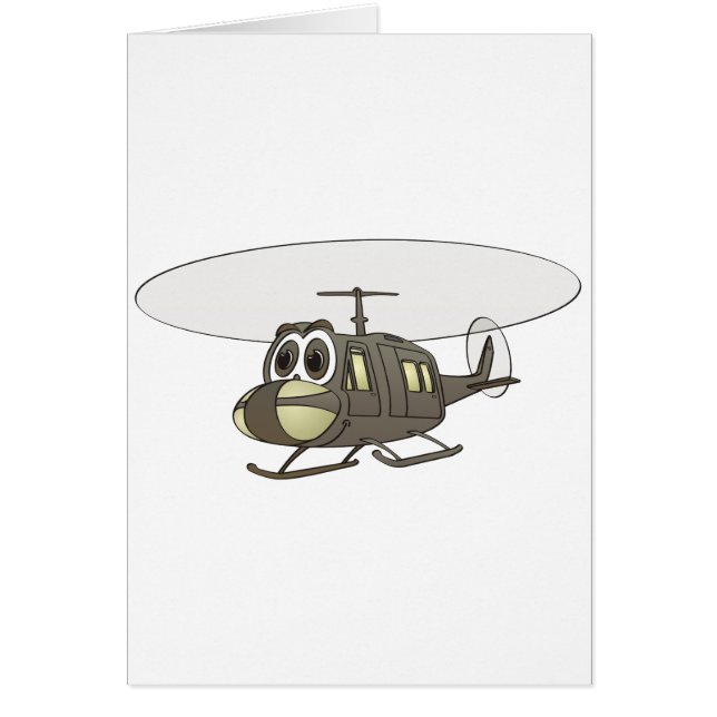 Huey Helicopter Cartoon (Vorne)
