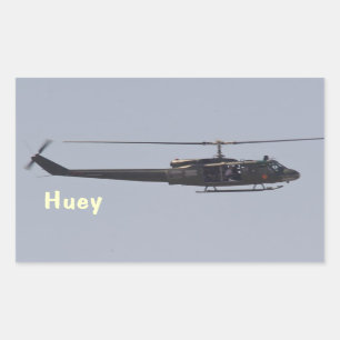 Huey Hubschrauberaufkleber Rechteckiger Aufkleber