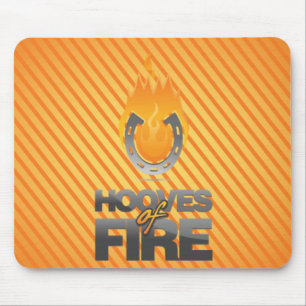 Hufe des Feuer-Logos Mousepad