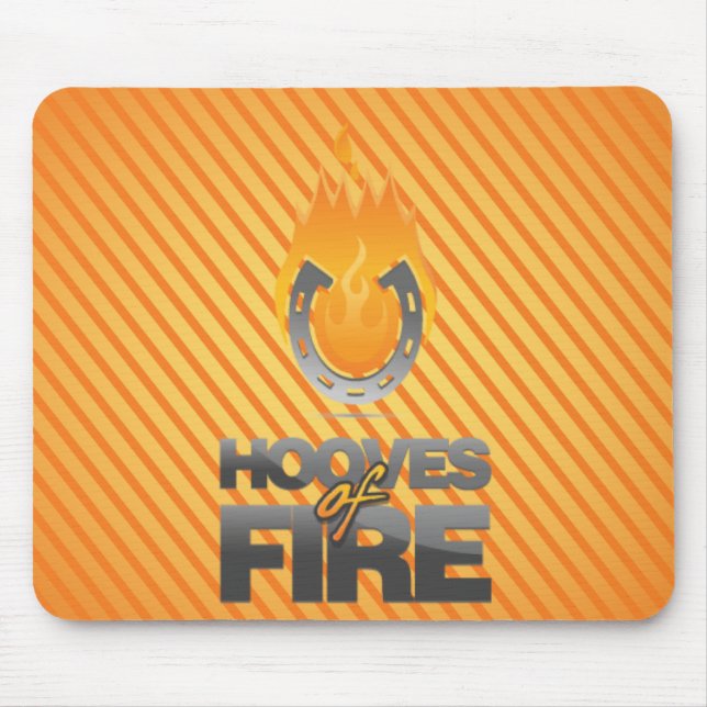 Hufe des Feuer-Logos Mousepad (Vorne)