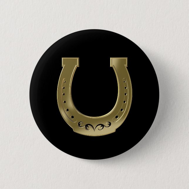 Hufeisen Button (Vorderseite)