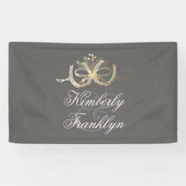 Hufeisen Rustikale Hochzeit Banner