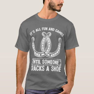 Hufeisen-Werfspiel Alles Spaß und Spielosser Spaß T-Shirt