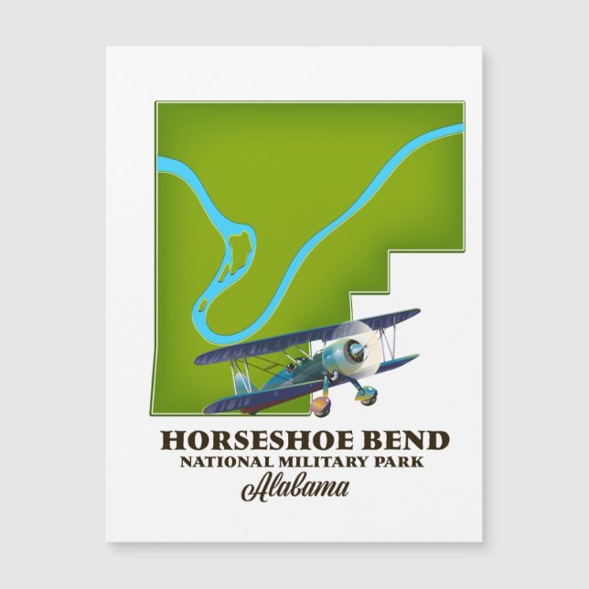 Hufeisenbiege Nationalpark Magnetkarte (Vorderseite)