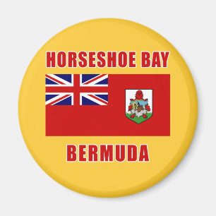 HUFEISENbucht Bermuda-T-Shirts, Geschenke Magnet
