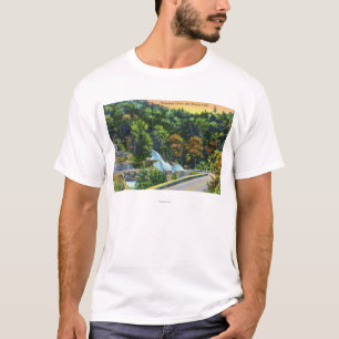 Hufeisenkurven-Ansicht der Bastions-Fälle T-Shirt