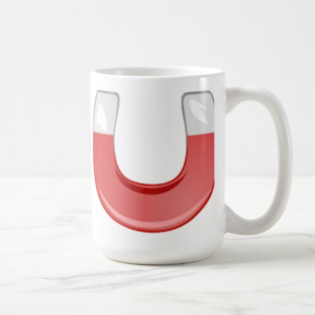 Hufeisenmagnet Tasse (Rechts)