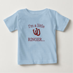 Hufeisennicken-SäuglingT-Shirt-lite-Blau Baby T-shirt