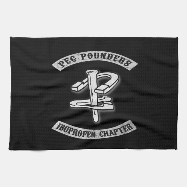 Hufeisennicken-Tuch Geschirrtuch (Horizontal)