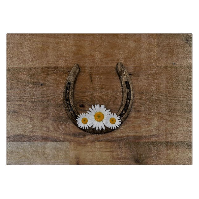 Hufeisenscheibe Schneidebrett (Vorderseite)