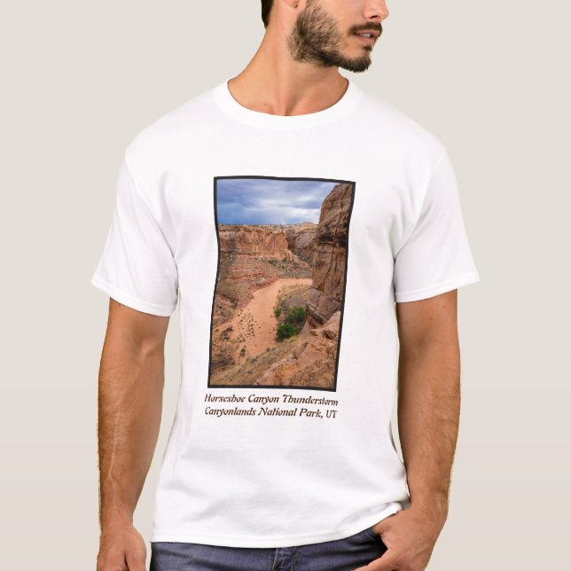 Hufeisenschlucht-Gewitter - Utah T-Shirt (Vorderseite)