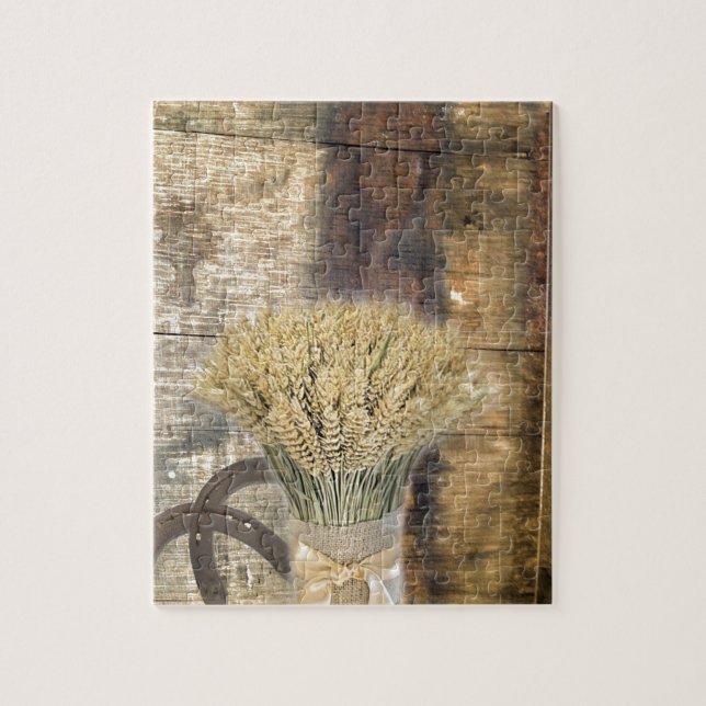 Hufeisenweizen Western Puzzle (Vertikal)