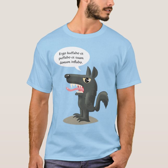 Huff und Puff T-Shirt (Vorderseite)