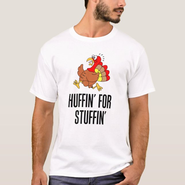 Huffin für Stuffin Erntedank läuft T-Shirt (Vorderseite)