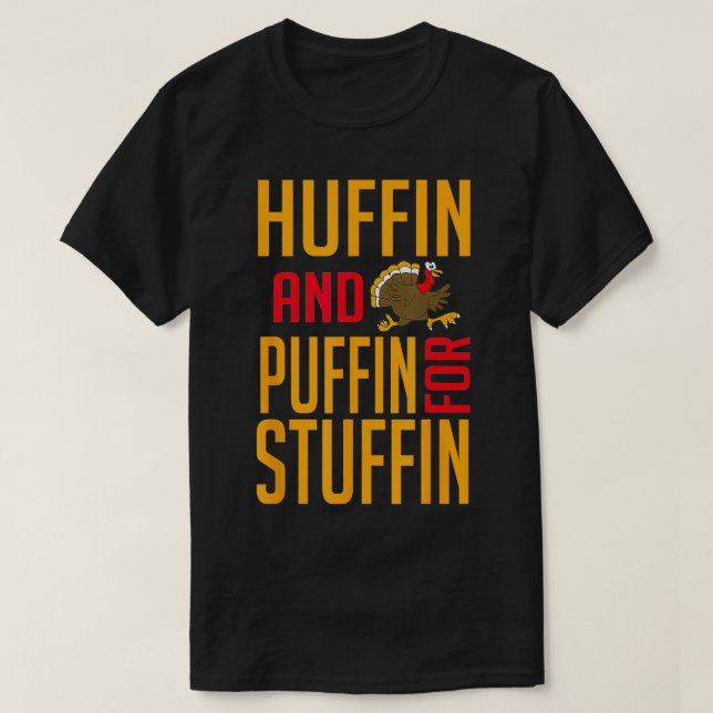 Huffin und Puffin für Stuffin Erntedank Fitness T-Shirt (Design vorne)