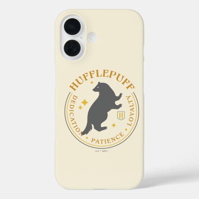 HUFFLEPUFF™ Badger House Pride Abzeichen Case-Mate iPhone Hülle (Rückseite)
