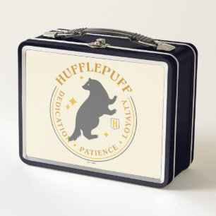 HUFFLEPUFF™ Badger House Pride Abzeichen Metall Brotdose