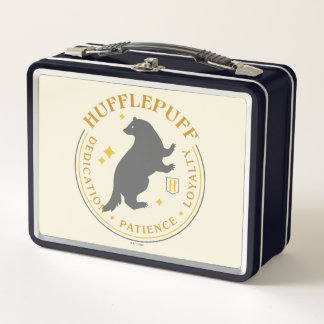 HUFFLEPUFF™ Badger House Pride Abzeichen Metall Brotdose