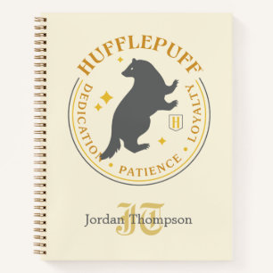HUFFLEPUFF™ Badger House Pride Abzeichen Notizbuch
