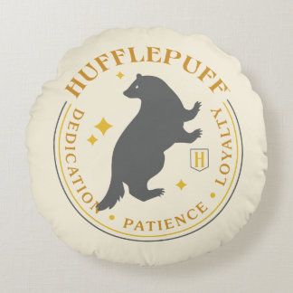 HUFFLEPUFF™ Badger House Pride Abzeichen Rundes Kissen