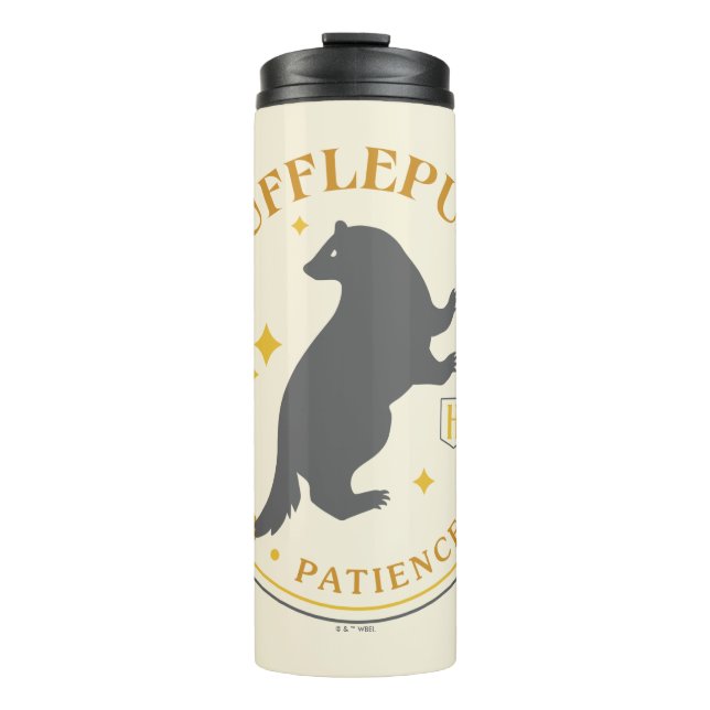 HUFFLEPUFF™ Badger House Pride Abzeichen Thermosbecher (Vorderseite)