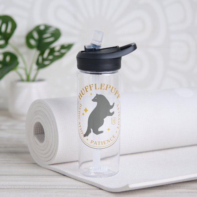 HUFFLEPUFF™ Badger House Pride Abzeichen Trinkflasche (Yoga)
