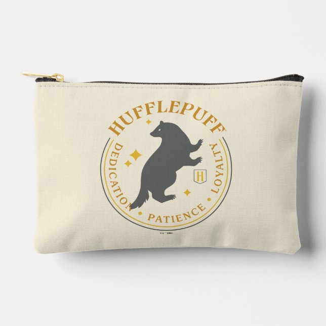 HUFFLEPUFF™ Badger House Pride Abzeichen Zubehörtasche (Vorderseite)