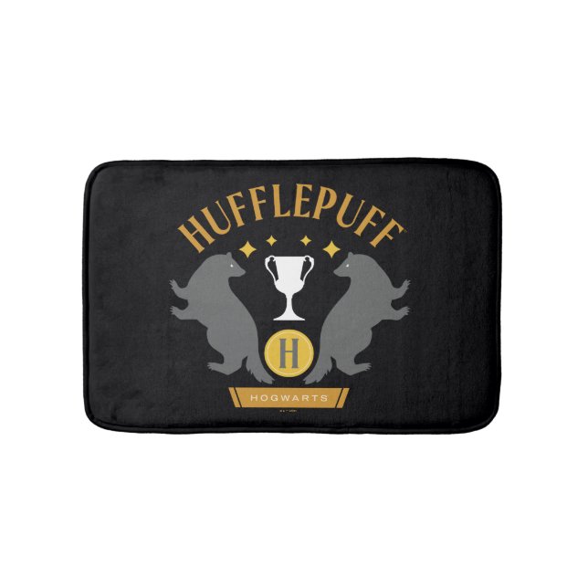 HUFFLEPUFF™ Badger und Cup House Pride Grafik Badematte (Vorderseite)