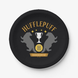 HUFFLEPUFF™ Badger und Cup House Pride Grafik Pappteller