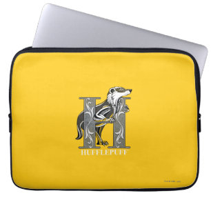 HUFFLEPUFF™ Crosshatched Emblem Laptopschutzhülle