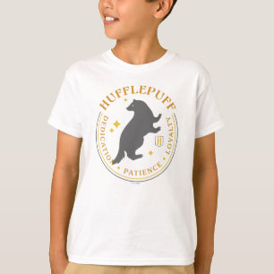 HUFFLEPUFF™ Dachs-Haus-Stolz-Abzeichen T-Shirt