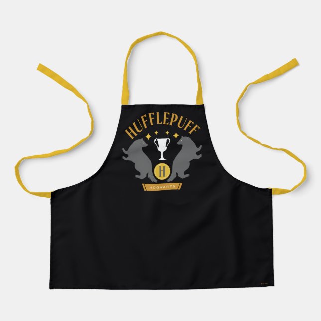 HUFFLEPUFF™ Dachs und Pokal House Stolz Grafik Schürze (Vorderseite)