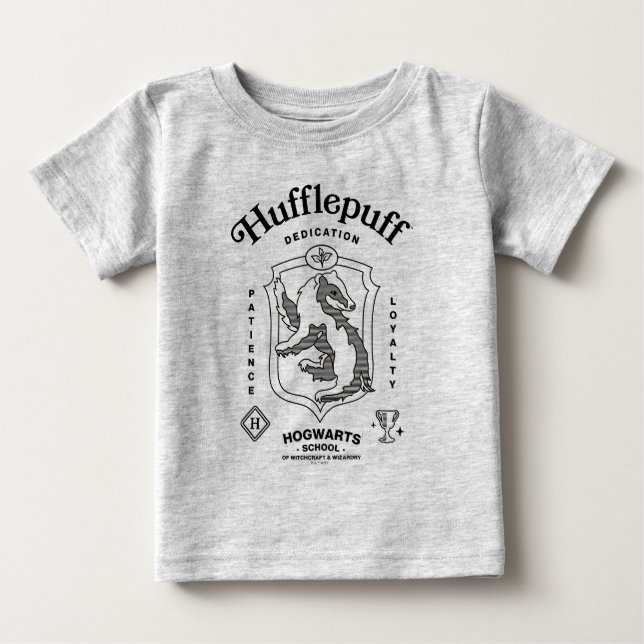 HUFFLEPUFF™ Dedication Patience Loyalty Crest Baby T-shirt (Vorderseite)