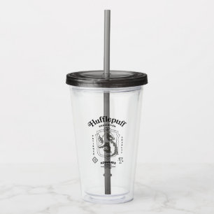 HUFFLEPUFF™ Hingabe Geduld Loyalität Wappen Acryltrinkbecher