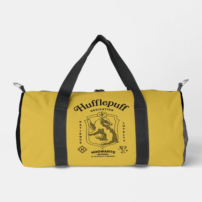 HUFFLEPUFF™ Hingabe Geduld Loyalität Wappen Duffle Bag (Vorderseite)
