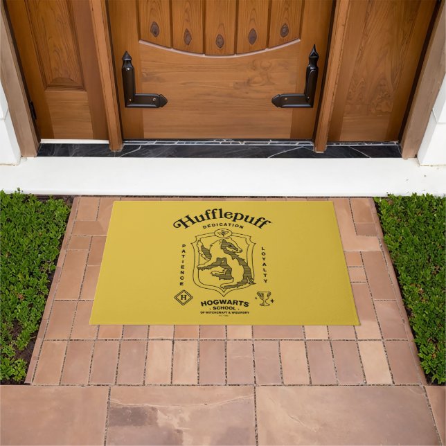 HUFFLEPUFF™ Hingabe Geduld Loyalität Wappen Fußmatte (Außenbereich)