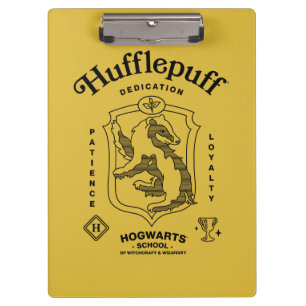 HUFFLEPUFF™ Hingabe Geduld Loyalität Wappen Klemmbrett