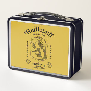 HUFFLEPUFF™ Hingabe Geduld Loyalität Wappen Metall Brotdose