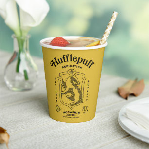 HUFFLEPUFF™ Hingabe Geduld Loyalität Wappen Pappbecher